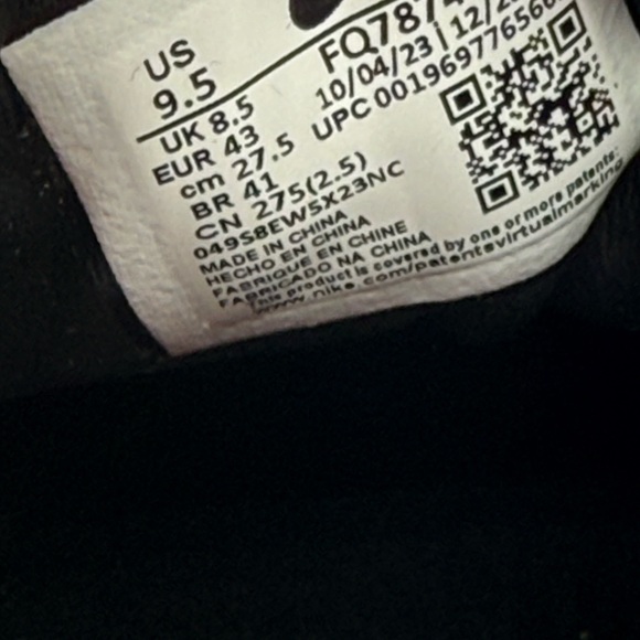 Nike Air Jordan ADG 5 Low Golf Shoes Black Red Bred FQ7874-001 Men’s Sizes Wide - Picture 10 of 13